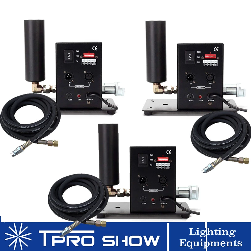 

3Pcs Mini CO2 Jet Machine Dmx 512 Control Pyro Machine Jetting 6 to 8Meters Co2 Fog Column for the Stage Concert Live Laser Show
