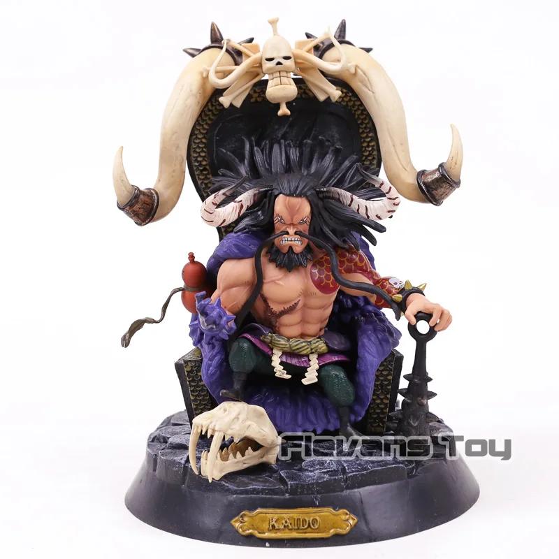 

Anime One Piece Four King Kaido Beasts Pirates GK Statues Statue Model Kit Figure Toy