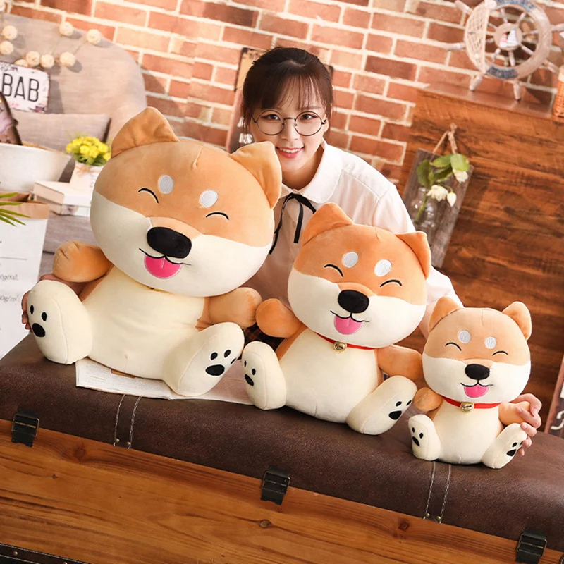 1 шт. Kawaii Fat Shiba Inu собака плюшевые игрушки мягкие милые животные мультфильм Подушка прекрасный подарок для детей Детские хорошее качество