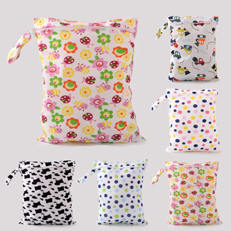 

Baby Diaper Bags Character Print Changing Wet Bag Baby Cloth Diapers Backpacks Brand Baby Swim Diaper Nappy Bag DW3EW92