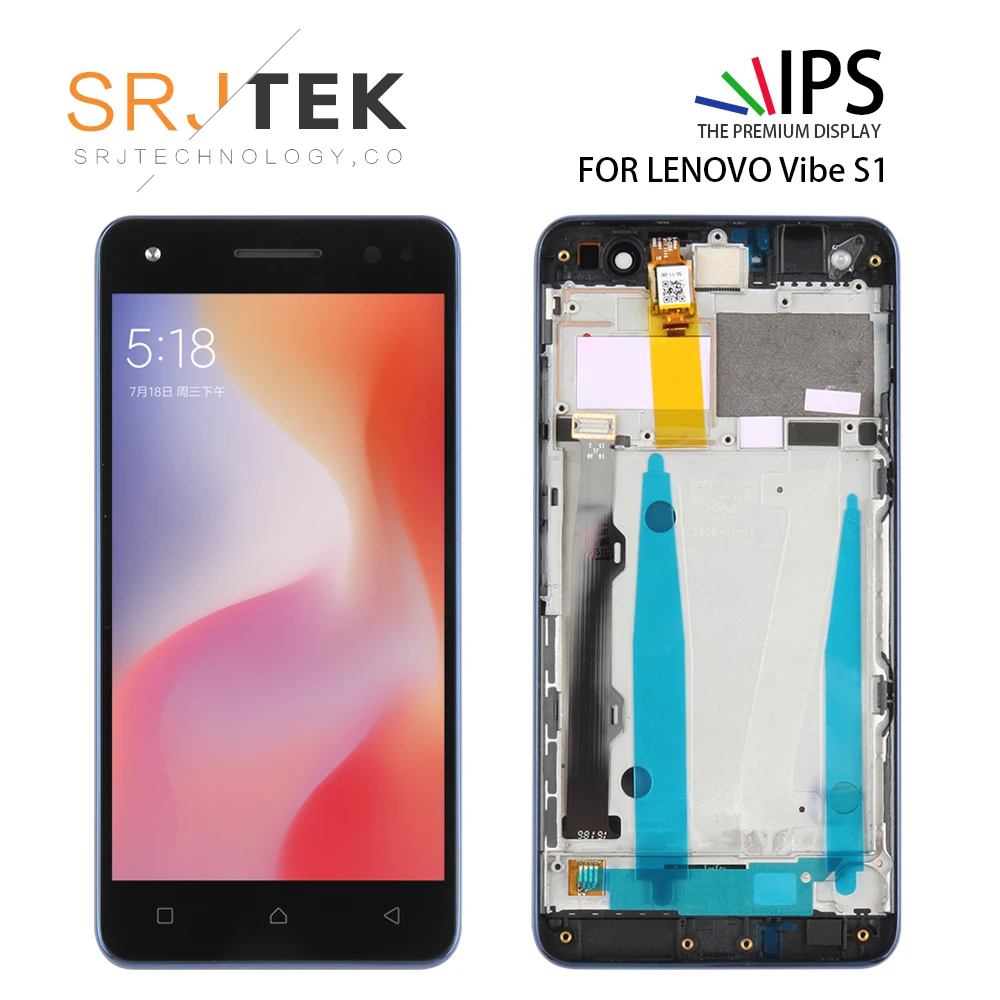 

5.0'' 1920*1080 Display For Lenovo Vibe S1 LITE LCD Display Touch Screen for S1LA40 Digitizer Glass Sensor Replacement Parts