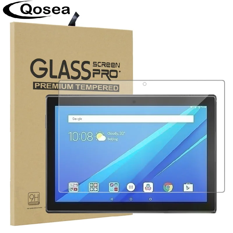 Qosea закаленное Стекло для lenovo Tab E10 TB X104F 10 1 Экран протектор ультра тонкая Обложка E7