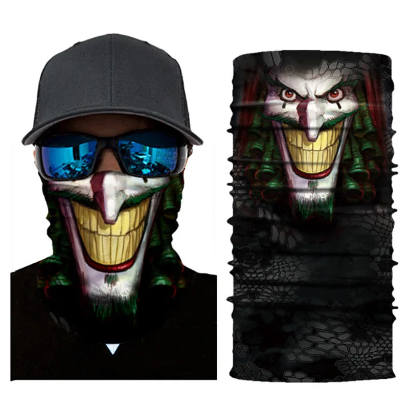 Шарф для Хэллоуина, праздничная маска, мотоциклетная маска для лица, Солнцезащитная маска, Балаклава, Вечерние Маски, праздничные принадлежности, Маскарадная маска - Цвет: F8