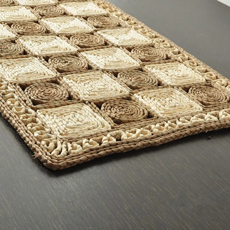 Handmade Stitch Straw Floor Mat Door Mats Indoor Braided Floor Rugs