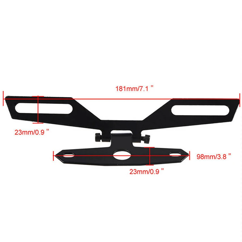 Держатель номерного знака для мотоцикла, светильник с рамкой, кронштейн из алюминиевого сплава для номерного знака мотоцикла, задний светильник, кронштейн