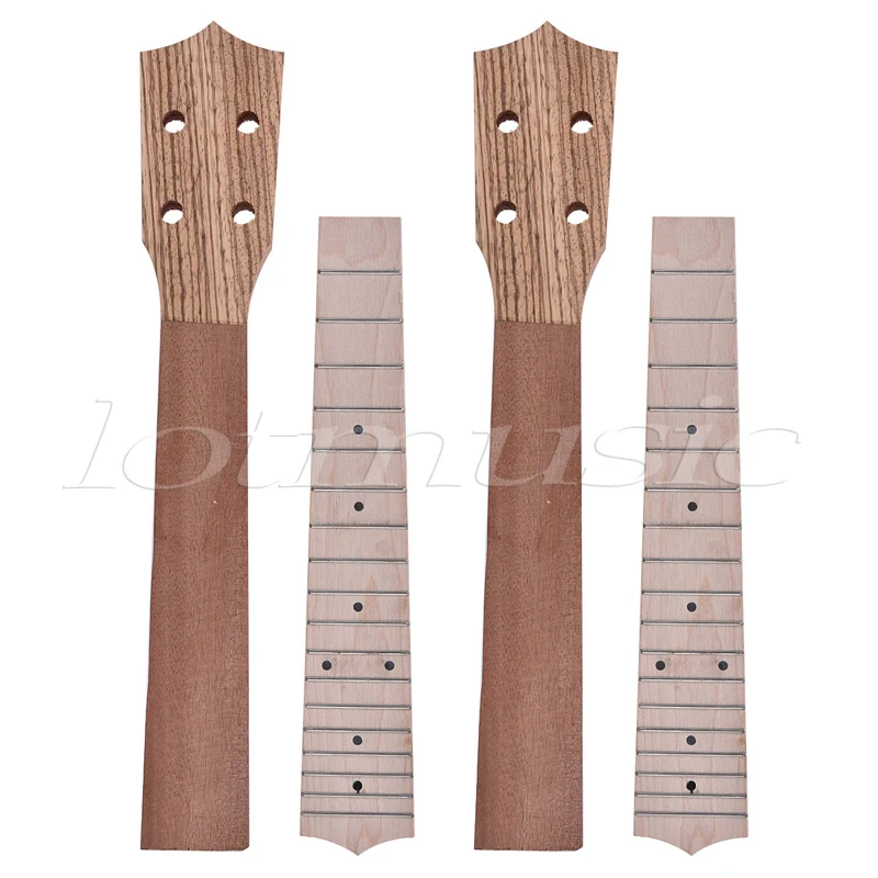 Neck and Fretboard for Ukulele Concert Ukelele Uke 23 Inch Hawaii Guitar Parts Luthier Diy Maple