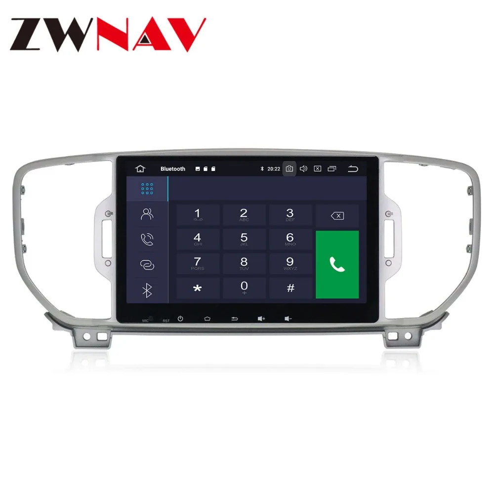 Sale ZWNAV Android 9.0 4+32GB Car No DVD Player FOR KIA SPORTAGE 2016 2017 2018 Radio Ibiza GPS map Navigation with Mirroring link 3