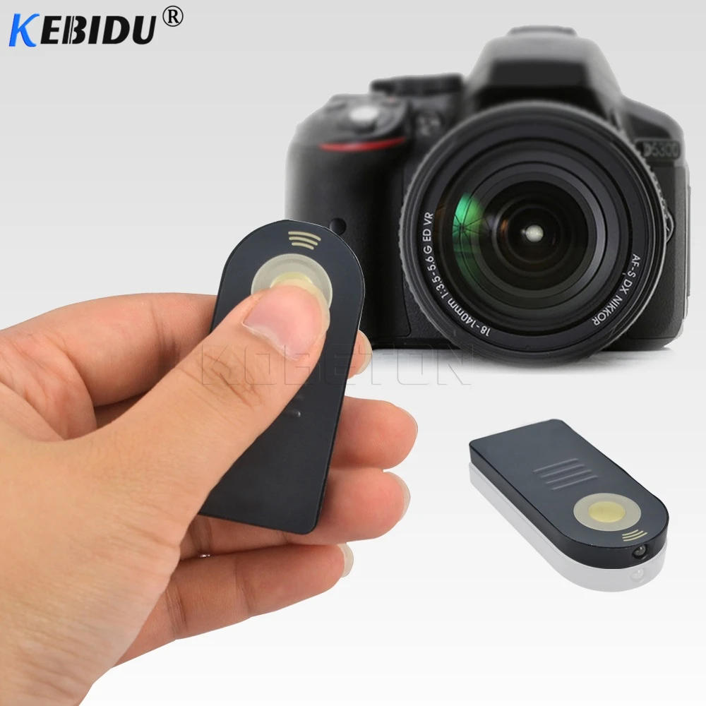 

kebidu ML-L3 Infrared Wireless Remote Control Shutter Release For Nikon D7100 D70s D60 D80 D90 D5200 D50 D5100 D3300 Controller