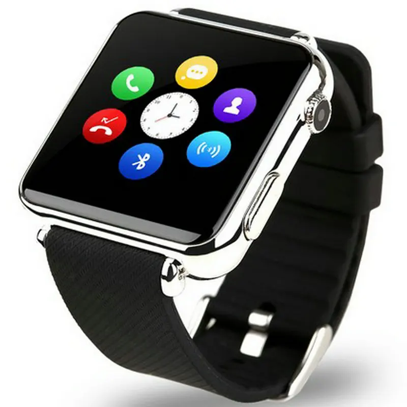 Smart watch card bluetooth touch screen led qq sports electronic watch