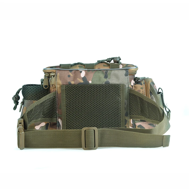 Portable Multifunction Fishing Bag Nylon Fishing Lure Reel Shoulder Waist Backpack Bags Fishing Tackle Outdoor Camping jooyoo