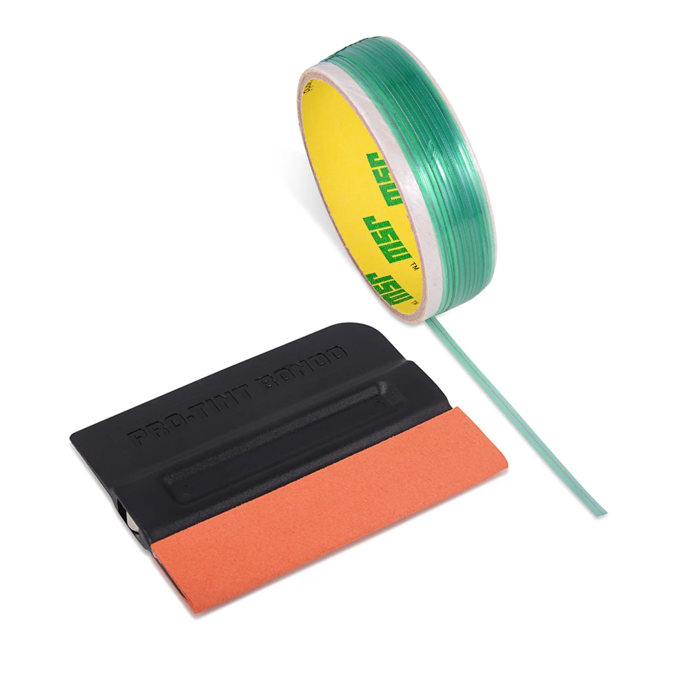 

FOSHIO 500cm Knifeless Tape Design Line with Magnet Squeegee Vinyl Car Sticker Cutting Tape Knife Wrap Film Cut Car Accessories