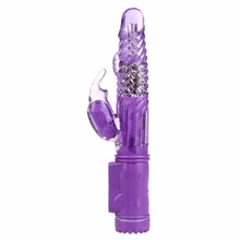 Waterproof font b Dildo b font Rabbit Vibrator Female G Spot Vagina Clitoris Massager Sex Toys