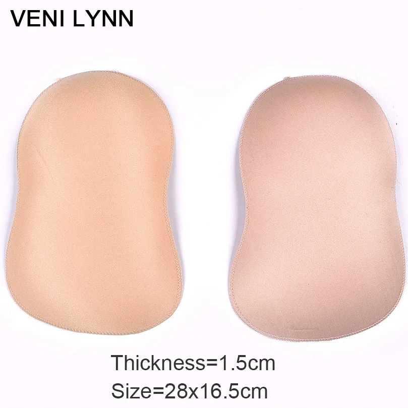 VENI LYNN 1,5 см толстая губка поддельные бедра и накладки на ягодицы пенопластовые Мягкие блоки фижмы нижнее белье усилитель для женщин трусы для мальчиков
