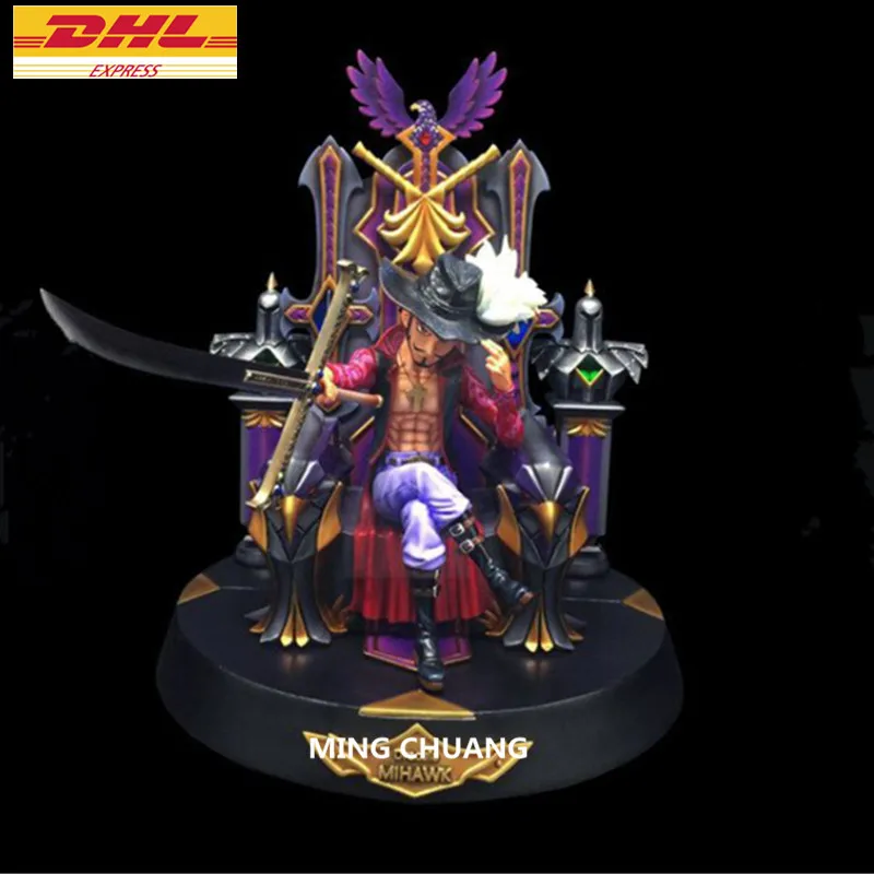 11 &quotСтатуя одна штука бюст сэр. Крокодил Dracule Mihawk полный-длина портрет SD сидя