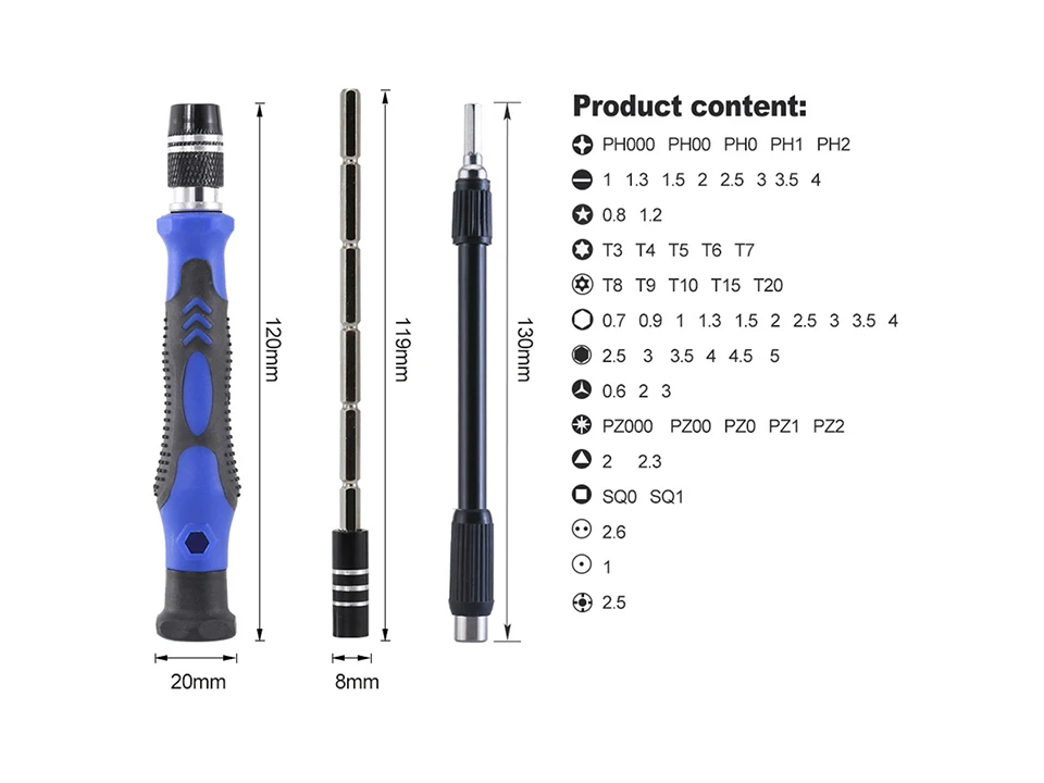 80 в 1 Набор прецизионных отверток с набор магнитных отверток 56 бит Инструменты для ремонта iPhone 7 macbook PC телефон ручные инструменты