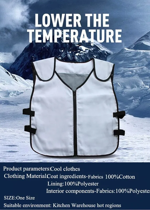 High temperature protective clothing Protective jacket heatstroke cooling vest Welding jacket