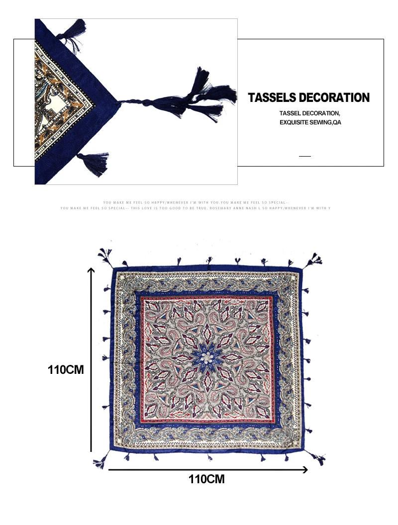 Узор, этнический русский стиль, бандана с кисточками, женские шарфы, осенние и зимние шарфы, шаль, хлопковый женский шарф
