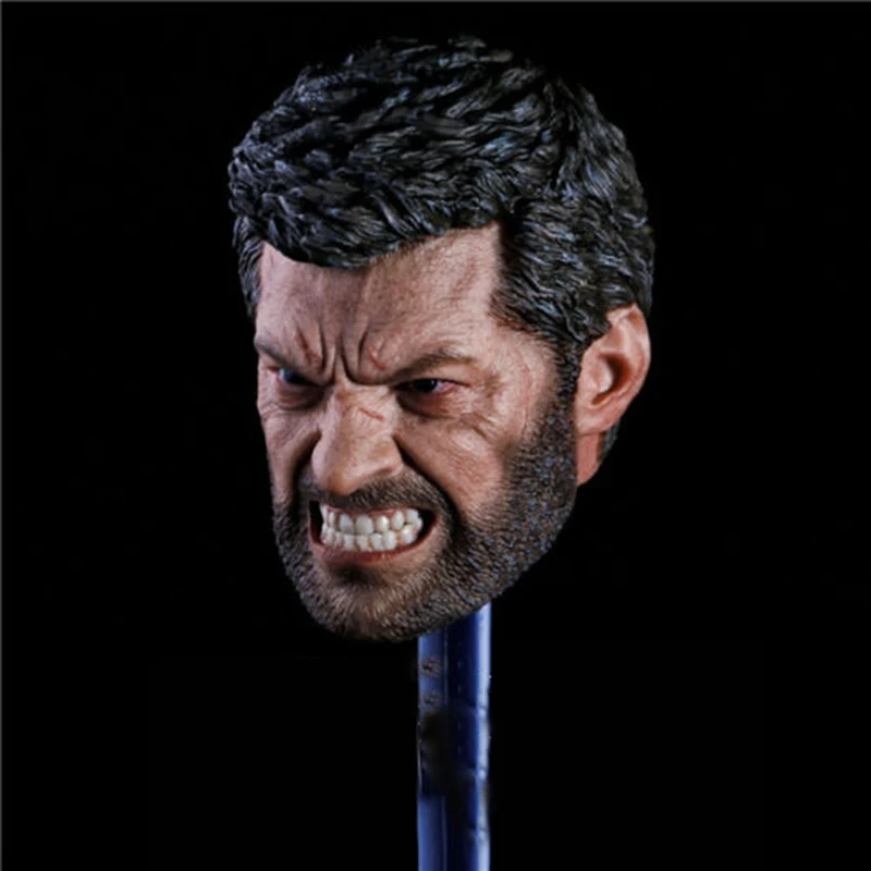 В наличии 1/6 весы глава лепить Hugh Jackman Angry Birds версия для 12 дюймов фигурку|head sculpt|1/6