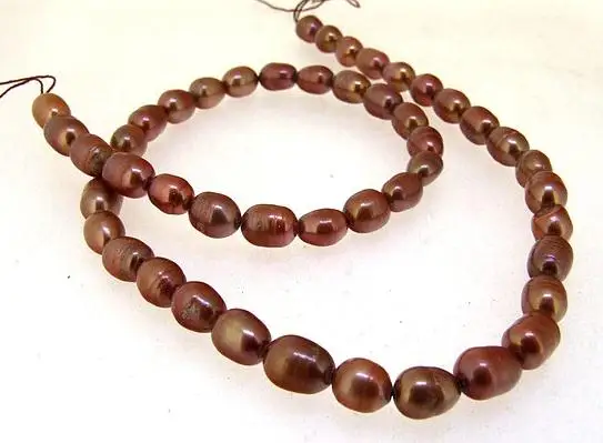 

Unique Pearls jewellery Store,5mm Coffee Freshwater Pearl Loose Beads One Full Strand DIY Pearl Necklace Material,LS3-23