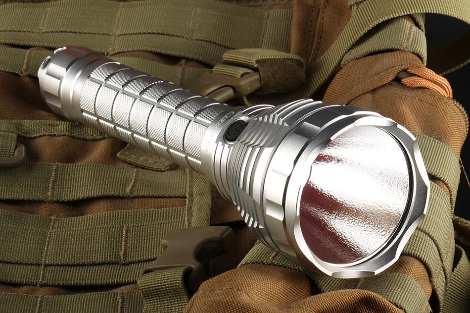 Фонарик XHP70 Прозрачный фонарик Convoy L6 с питанием от батареи 2*26650|flashlight flashlight|flashlight