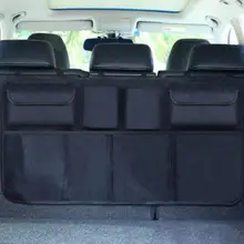 Универсальный автомобильный Органайзер багажник заднего сиденья сумка для хранения сетчатый карман подходит для BMW Ford Passat Honda Audi Toyota Golf
