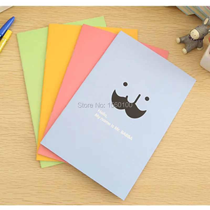 

4pcs/lot Cute Notebook Diary Book Exercise Composition Notepad soft copybook kawaii Gift Stationery Office/School supplies