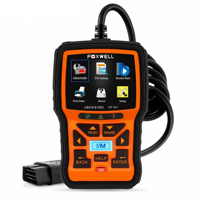 

Foxwell NT301 OBD OBD2 Engine Universal Car Code Reader Diagnostic Tool Multi-languages OBD 2 Scan Tool odb 2 Automotive Scanner