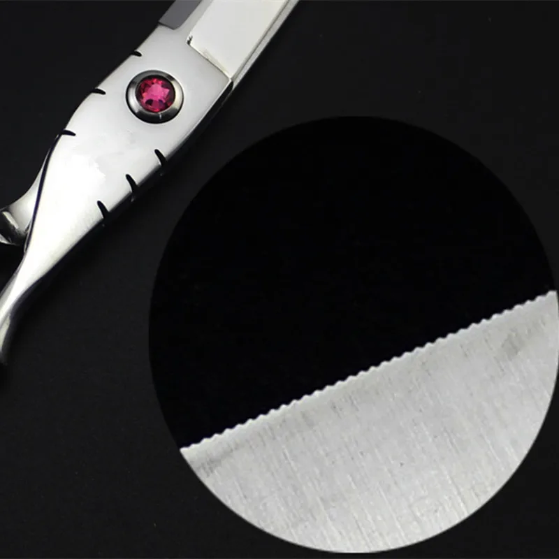 Новые профессиональные японские 440c 5,5/6 дюймов лазерные ножницы для волос зубчатые лезвия ножницы для резки Парикмахерские ножницы парикмахерские ножницы