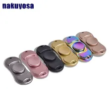 6 цветов Tri-Spinner Непоседа игрушка алюминиевый сплав EDC ручной Спиннер для снятия напряжения для аутизма и СДВГ детей взрослых фокус держать руки