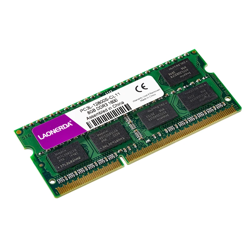 

Laptop DDR3 DDR3L 8GB RAM 1333MHz 1600Mhz 1.5V 1.35V Memory SO-DIMM for Intel or AMD LAONERDA