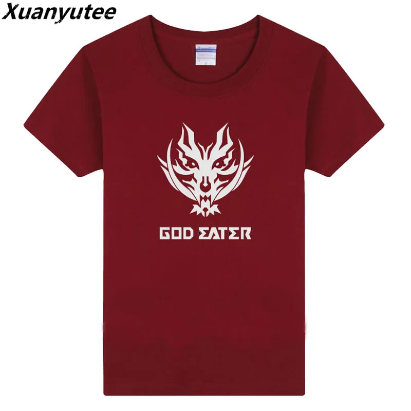Xuanyutee God Eater 5 геймерских фанатов индивидуальная Футболка мужская хлопковая