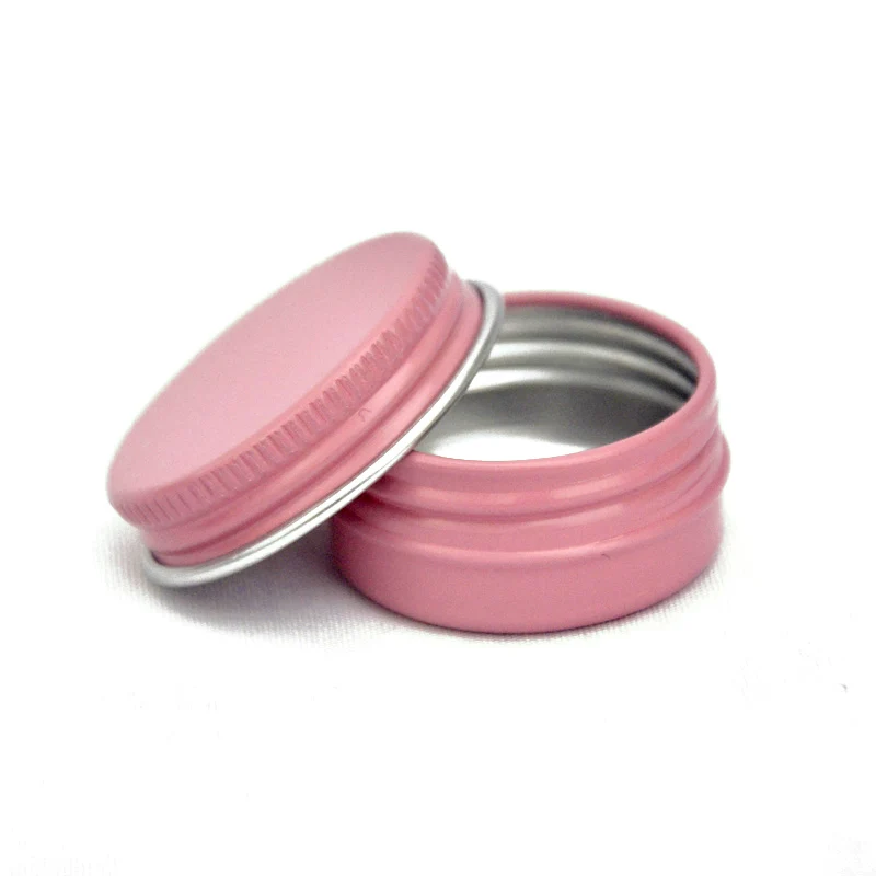 10 г/мл Розовый олова Коробки с винтовой резьбой крышка металлический ящик для хранения мини банки для чая 10 шт. Олова баночки для крема бальзам для губ макияж организатор