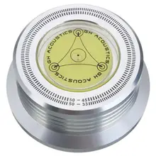 3In1 Metal Record Clamp Lp Disc Stabilizer Turntable For Vinyl Record Turntable Vibration Balanced(Silver