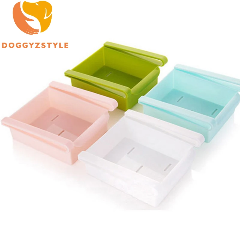 

Storage Rack Refrigerator Fresh-keeping Separator Layer Multi-purpose Finishing Twitched Sorting Storage Rack Save Space