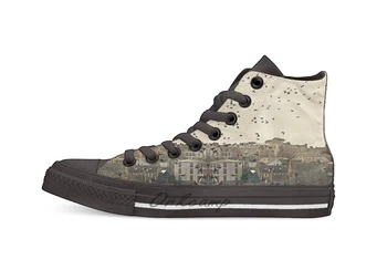 

Les Oiseaux Casual High Top Canvas shoes sneakers For Drop shipping