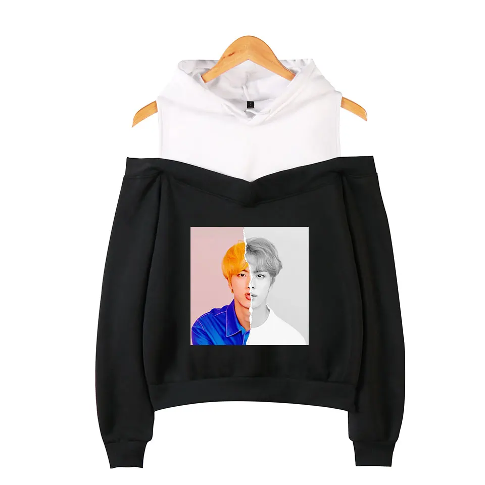 YOUNG FOREVER BTS JIN Liefde Jezelf Mouwen LOVE YOURSELF TO TEAR Hip Hop Casual Schouder FAKE LOVE Hoodies Sweatershirt Wom YOUNG FOREVER BTS JIN Liefde Jezelf Mouwen LOVE YOURSELF TO TEAR Hip Hop Casual Schouder FAKE LOVE Hoodies Sweatershirt Wom