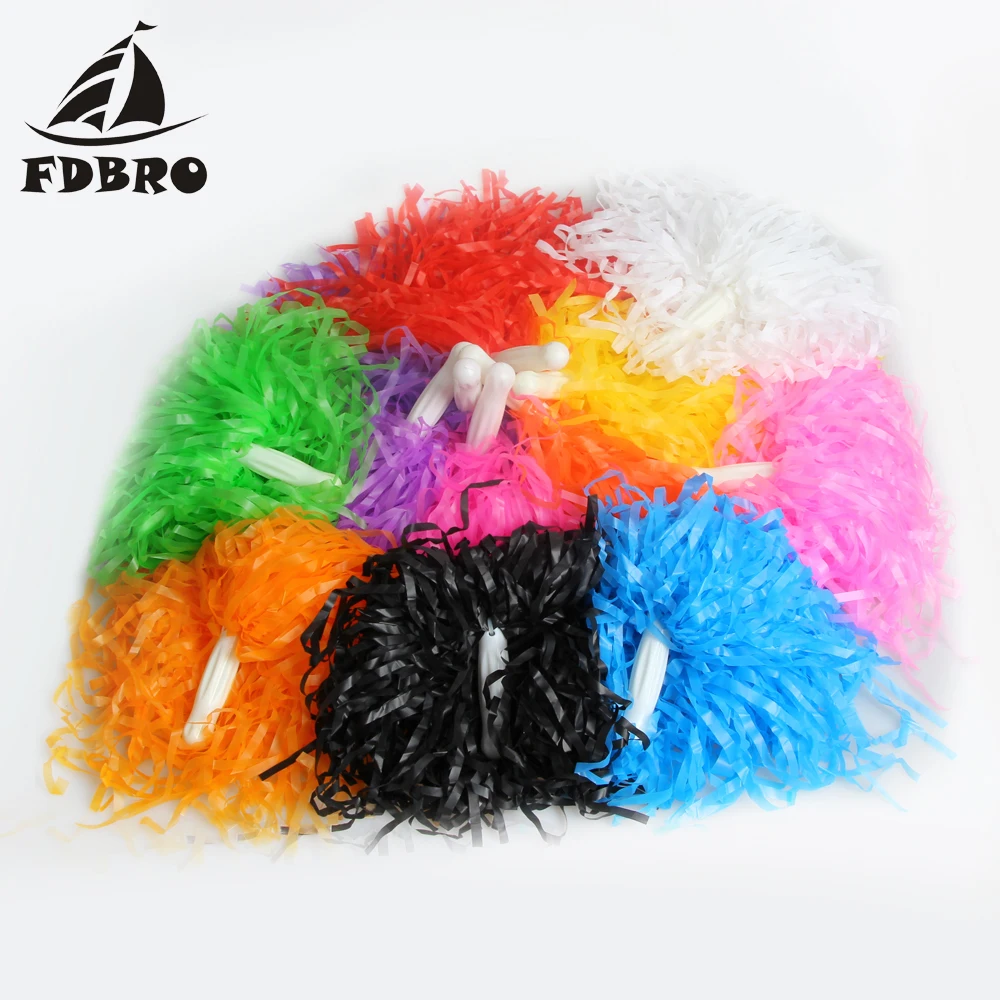 FDBRO بوم بوم زهرة المصفقين الكرة باقة المصفقين اليد الزهور خواتم و مقابض بلاستيكية للرياضة مباراة 3 أزواج