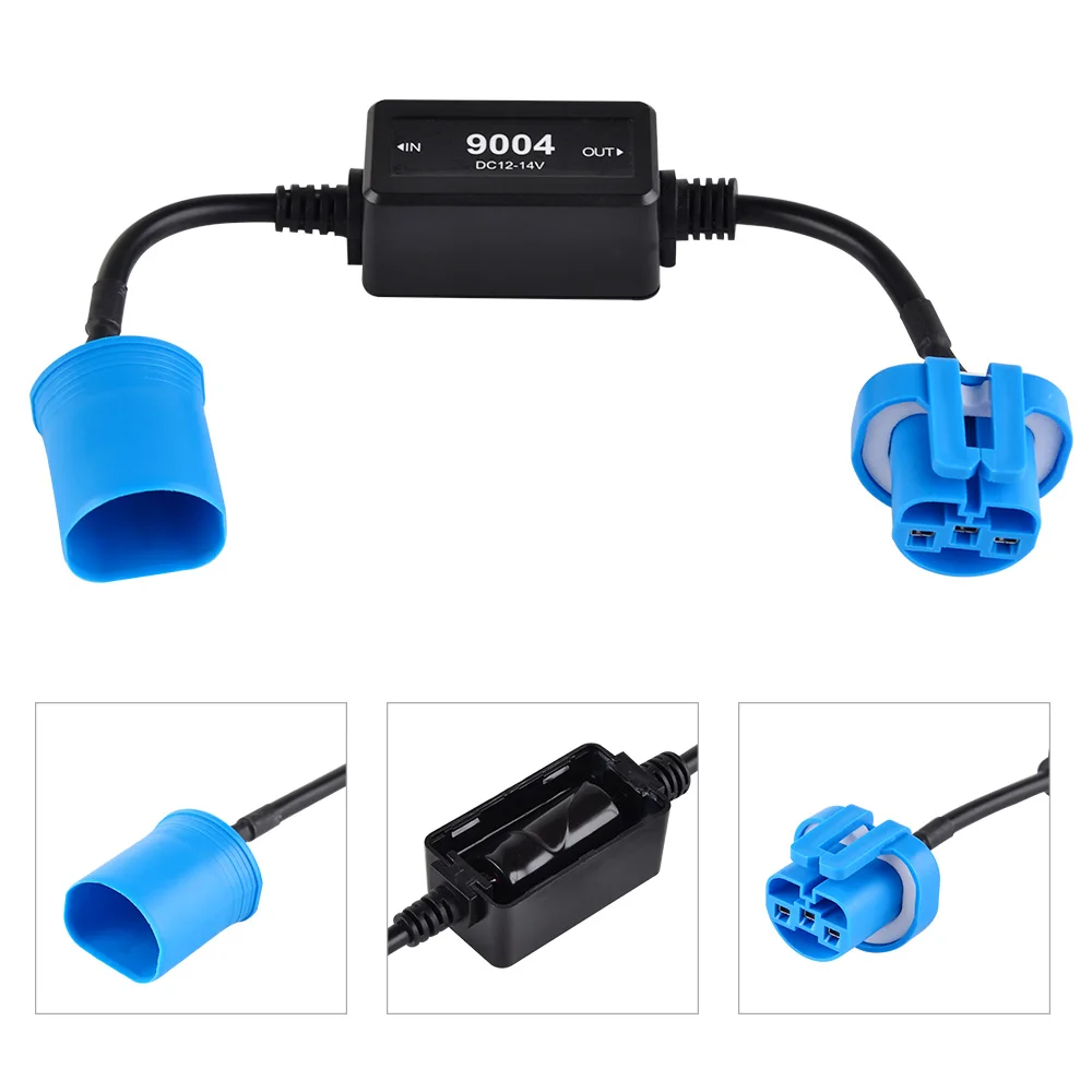 

9004 LED Headlight Canbus Decoder Load Resistor Error Free Canceller Anti Flicker