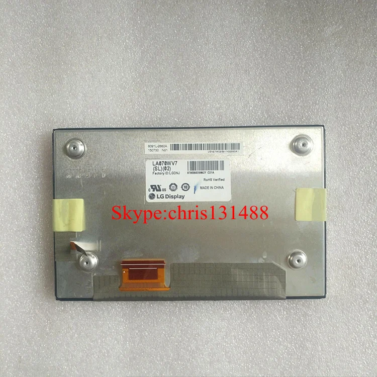 Оригинальный Новый L-G 7-дюймовый ЖК-дисплей LA070WV7 (SL) (02) LA070WV7-SL02 экран для