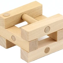 Три измерения IQ ум деревянная головоломка сцепляющиеся головоломки игра для детей и взрослых