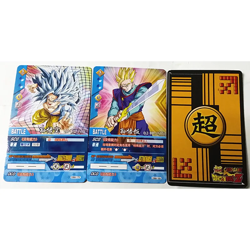 408 шт./лот Dragon Ball Z Супер Saiyan Goku Вегета Фриза коллекционные карточки Dragon Ball Z фигурку карты детский подарок игрушка