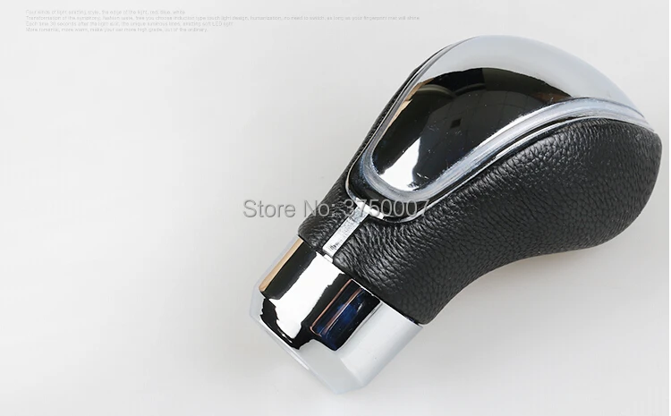 Универсальная автомобильная кожа светодиодный руководство Шестерни Stick Shifter