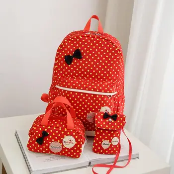 

2019 New Children School Bags For Girls Kids School Backpack 3Pcs/Set Fashion Printing Schoolbag Backpacks mochila infantil