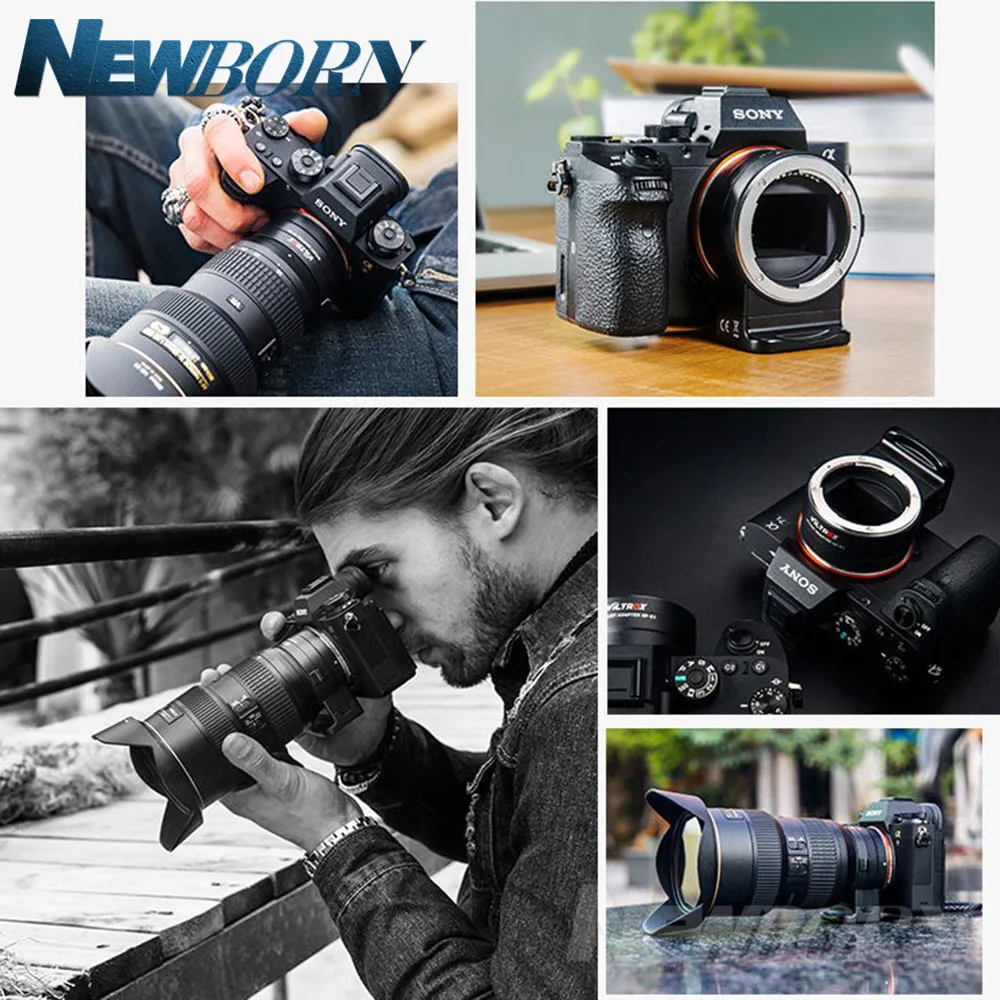Viltrox NF E1 AF Автофокус EXIF сигнальный объектив адаптер кольцевая трубка для Nikon F Sony E