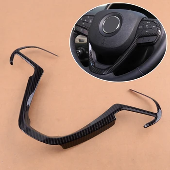 

beler Car Carbon Fiber Texture Steering Wheel Cover Trim Fit for Jeep Cherokee Grand Cherokee 2014 2015 2016 2017 2018