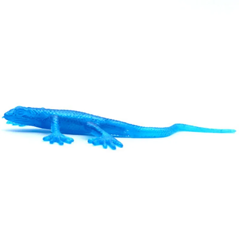 Funny Fidget Toy Anti Stress Pop It Squishy Soft Animal Lizard Gecko Prank Supplies Joke Sticky Gag Kids Gift