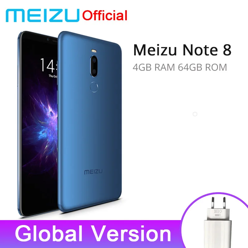 

Meizu Note 8 4GB 64GB Cellphone Note8 SmartPhone Snapdragon 632 Octa Core Full Screen Mobile Phone 3600mAh Battery M8 note