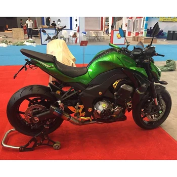 

Z1000 Racing Motorcycle Exhaust Middle Pipe Round Muffler For Kawasaki Z1000 2010-2017 Without Exhaust Slip-On