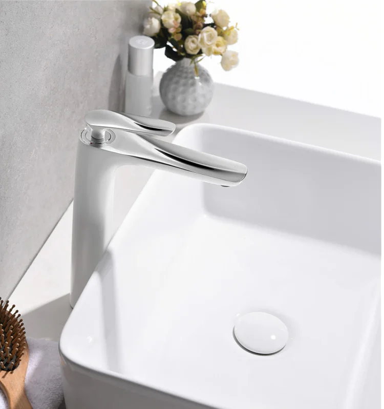 Кран для умывальника из бассейна lavabo на Туалет этап кран всего меди холодной и горячей лицо бассейна кран семейного использования