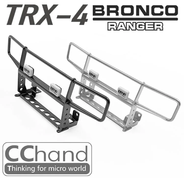 

Metal Ranch front bumper for Traxxas 1/10 Rock Cralwer Trail Rock 4X4 TRX-4 #82016-4 trx4 Ford Bronco Ranger Defender D110